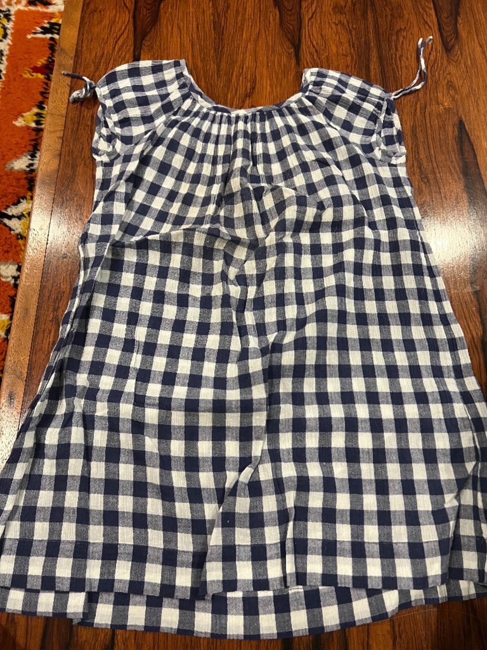 Bonpoint Girls Gingham Dress Size 10